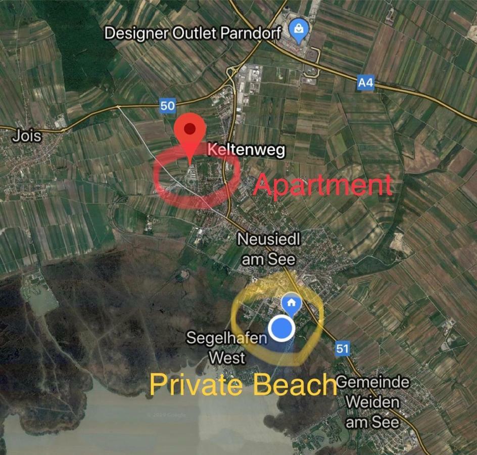 25H Garden Apartment Plus Private Beach Neusiedl am See Εξωτερικό φωτογραφία